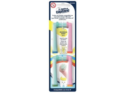 TESTINE DI RICAMBIO PER BAMBINI SETOLE MORBIDE