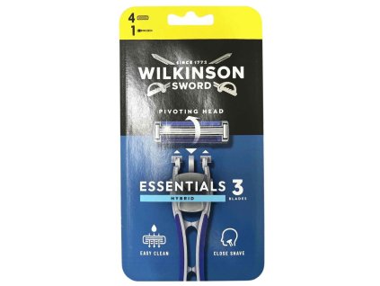 WILKINSON ESSENTIAL3 HYBRID SYSTEM 1 RASOIO+4 LAME