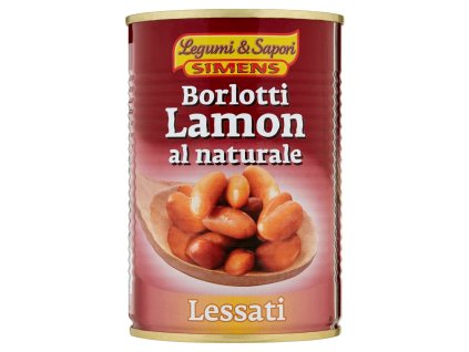 Legumi&Sapori Prírodná Fazuľa Lamon Borlotti - 400gr