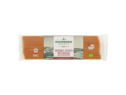 Sgambaro celozrnné BIO cestoviny Spaghetti n.5 500g