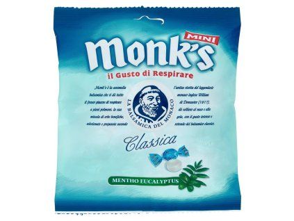 Monk’s mini eukalyptové bonbóny 80 g