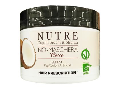 MASCHERA CAPELLI BIO NUTRIENTE COCCO