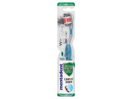 MENTADENT SPAZZOLINO CARBON WHITE SOFT