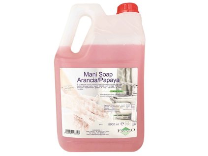 SAPONE LIQUIDO CON ARANCIA E PAPAYA