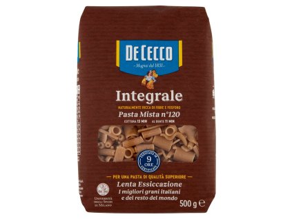 De Cecco celozrnné těstoviny Pasta mista n.120 500g