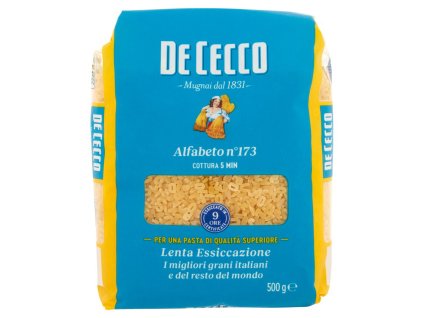 De Cecco těstoviny alfabeno n.173 500g