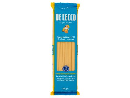 De Cecco semolinové těstoviny Spaghettini n.11 - 500g