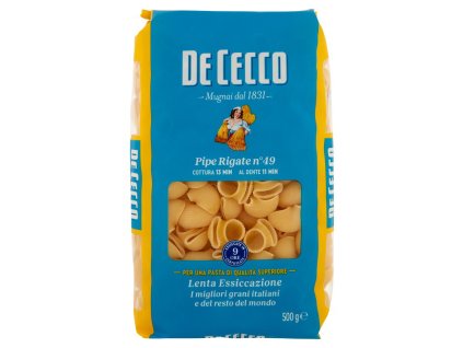 Těstoviny De Cecco Pipe Rigate °49 500 g