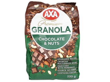 GRANOLA CON CIOCCOLATO E NOCCIOLE