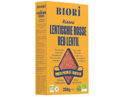 Biorì cestoviny z červenej šošovice 250g