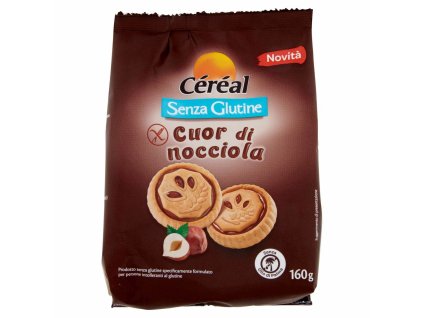 Cereal sušienky s orieškovou a kakaovou plnkou 160g bezlepkové