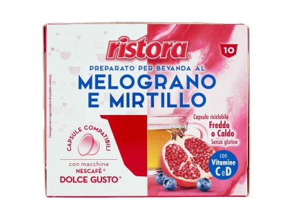 Ristora Dolce Gusto Granátové jablko a borůvkový čaj kapsle 10 ks