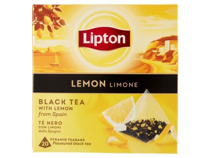 Lipton čierny čaj s citrónom 34g