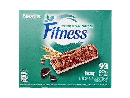Fitness cereálna tyčinka s cookies 4x23,5g