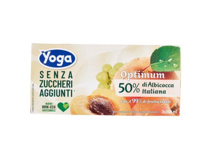 Yoga ovocný nápoj z marhule bez pridaného cukru 200ml-3ks