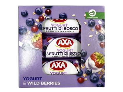 Granola tyčinky Axa s jogurtem a lesním ovocem 6x25g