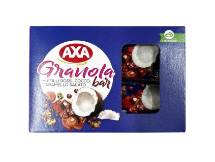 Axa tyčinky granola so slaným karamelom a lesným ovocím 4x30g