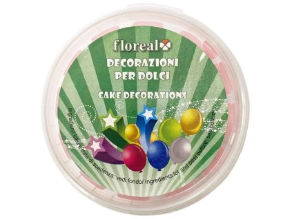 Floreal dekoratívna ružová stuha na tortu 1m