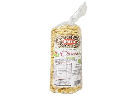 Castelfood kukuričné chlebíky s quinoou 120g