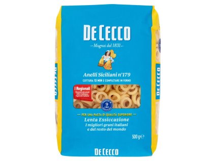 De Cecco Anelli Siciliani °179 cestoviny 500g