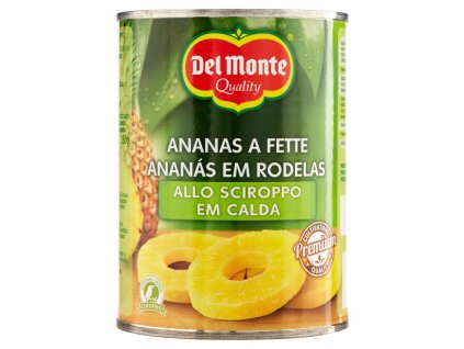 Del Monte ananás plátky v náleve 570g
