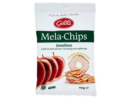 Červené jablečné chipsy Gilli 40 g