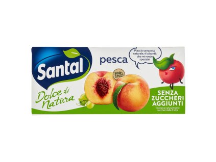 Santal broskvová šťáva bez cukru 3x200ml