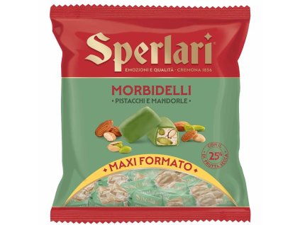 Sperlari bonbóny Morbidelli pistácie a mandle 280g bezlepkové