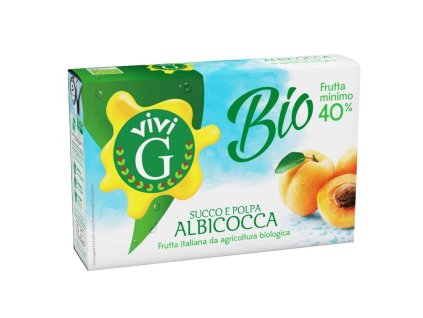 Vivi G marhuľový džús BIO 3x200ml