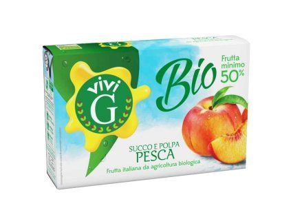 Vivi G broskyňový džús BIO 3x200ml