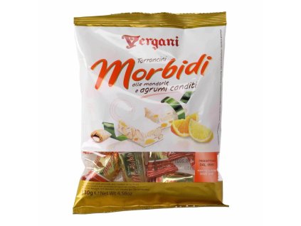 Vergani Torroncini s mandľami a citrusmi 130g