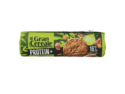 Cereální sušenky Grancereale s fíky, mandlemi a bílkovinami, 250 g