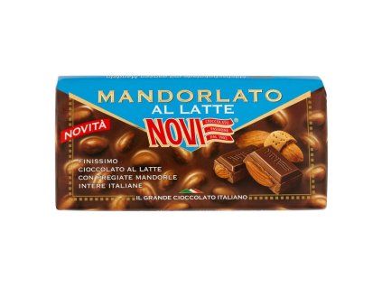 Mléčná čokoláda Novi s mandlemi 100 g