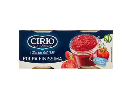 Cirio jemne krájané paradajky v šťave 210g-2ks