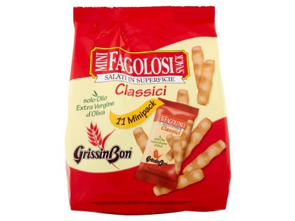 Fagolosi tradičné talianske chrumkavé mini grissini 165g