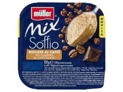MIX SOFFIO MOUSSE CAFFĂ CON COOKIES AL CIOCCOLATO