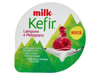 KEFIR CON LAMPONE E MELOGRANO