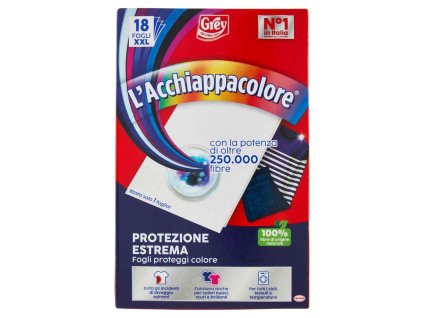 Šedé ubrousky na prádlo s ochranou barev 18XXL ks