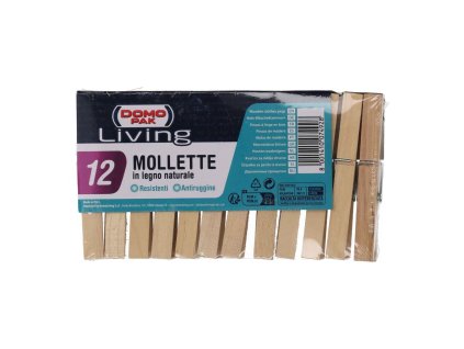 Domo Pack štipce drevené 12ks