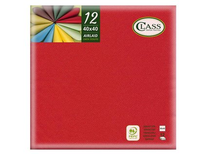 Papírové ubrousky Class 12 ks