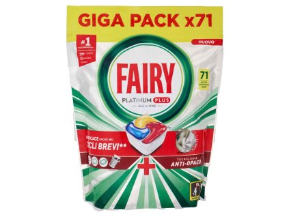 Fairy kapsle do myčky nádobí s vůní citronu 71 ks