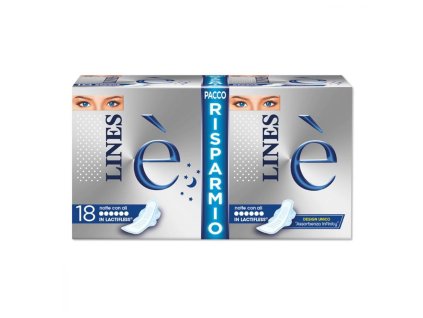 Lines dámske hygienické vložky s krídelkami 18 ks