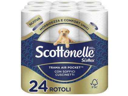 Scottex toaletný papier 3 vrstvový 24 ks