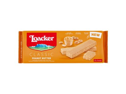 Loacker arašidová oblátka 175g