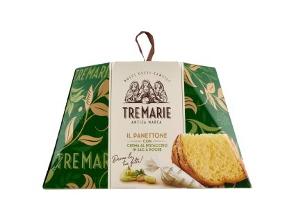 PANETTONE CON CREMA AL PISTACCHIO IN SAC Ă€ POCHE