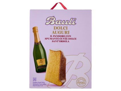 DOLCI AUGURI PANDORO CON SPUMANTE CUVĂ‰E