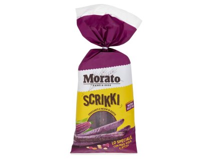 Morato chrumkavé grissini s fialovou kukuricou 200g