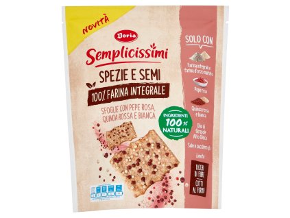 Doria Krekry Se Solí/Semínky Růžové Pepř A Quinoa - 130g