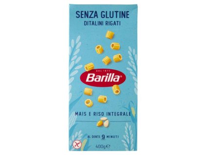 Barilla Ditalini Rigati bezlepkové těstoviny 400 g
