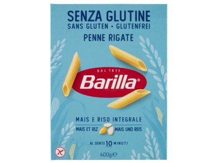 Barilla bezlepkové těstoviny Penne rigate 400g